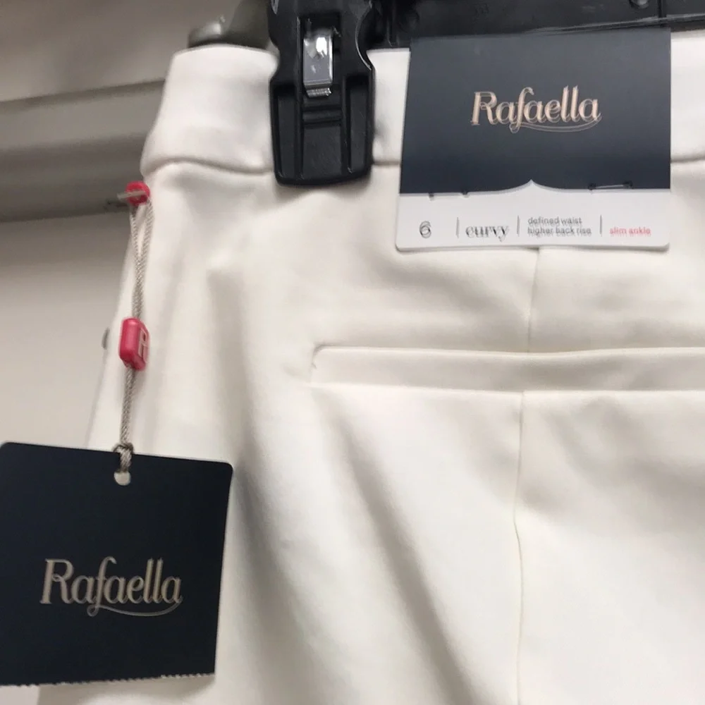 Rafaella Womens Lightweight Satin Twill Ankle pants - Picture 6 of 8